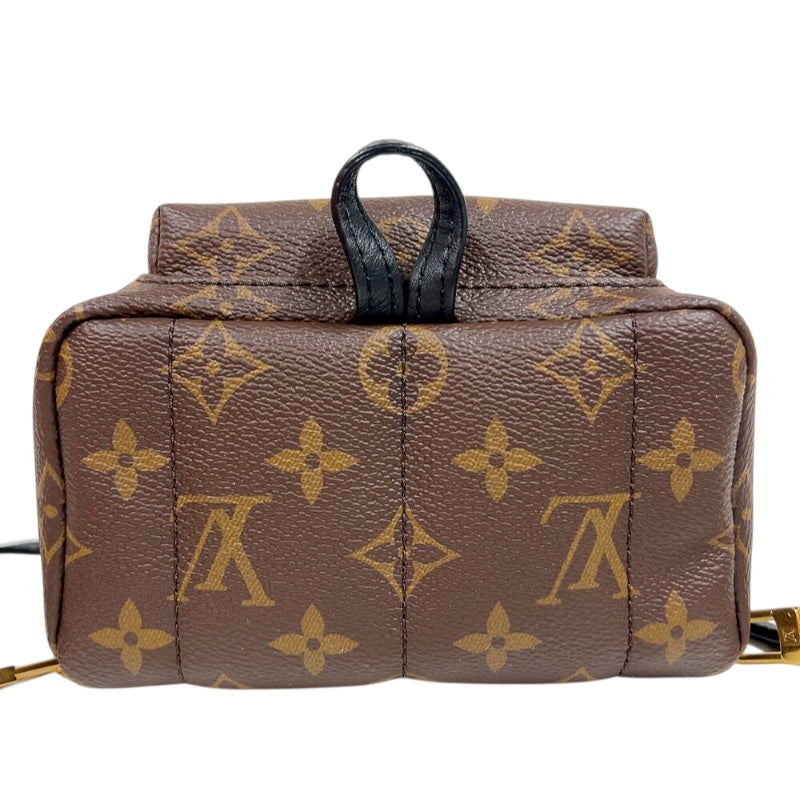 ルイ・ヴィトン LOUIS VUITTON パームスプリングス・バックパックMINI M41562 ブラウン　ゴールド金具 モノグラム レディース リュック・デイパック