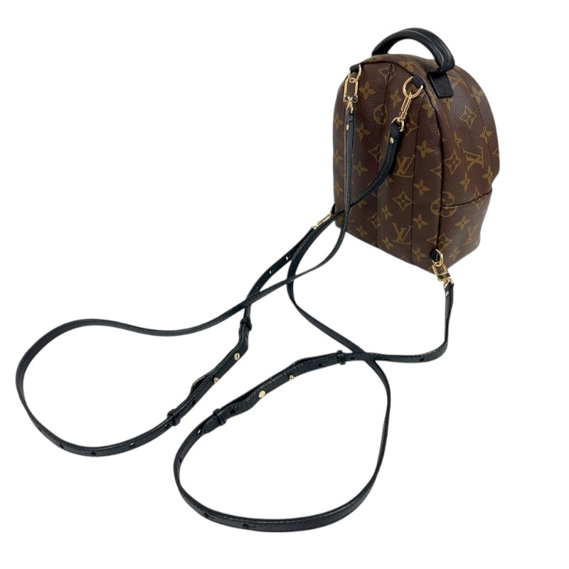 ルイ・ヴィトン LOUIS VUITTON パームスプリングス・バックパックMINI M41562 ブラウン　ゴールド金具 モノグラム レディース リュック・デイパック