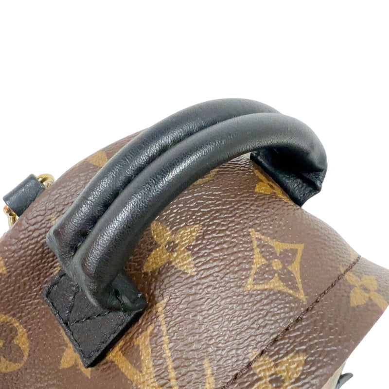 ルイ・ヴィトン LOUIS VUITTON パームスプリングス・バックパックMINI M41562 ブラウン　ゴールド金具 モノグラム レディース リュック・デイパック