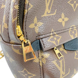 ルイ・ヴィトン LOUIS VUITTON パームスプリングス・バックパックMINI M41562 ブラウン　ゴールド金具 モノグラム レディース リュック・デイパック