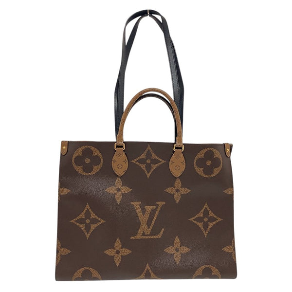 ルイ・ヴィトン LOUIS VUITTON オンザゴーGM M45320 モノグラム ジャイアント・リバース レディース トートバッグ ショルダーバッグ