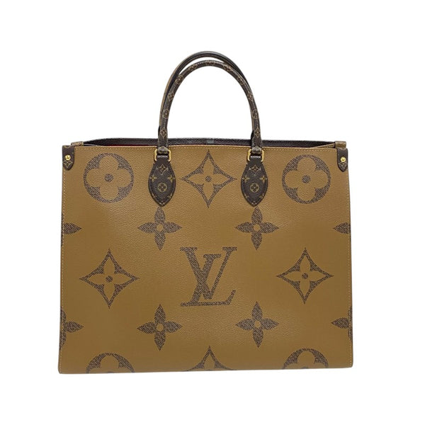 ルイ・ヴィトン LOUIS VUITTON オンザゴーGM M45320 モノグラム ジャイアント・リバース レディース トートバッグ ショルダーバッグ