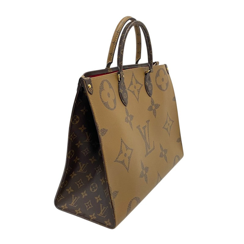 ルイ・ヴィトン LOUIS VUITTON オンザゴーGM M45320 モノグラム ジャイアント・リバース レディース トートバッグ ショルダーバッグ