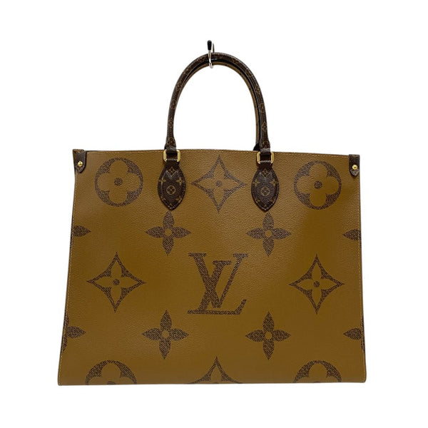 ルイ・ヴィトン LOUIS VUITTON オンザゴーGM M45320 モノグラム ジャイアント・リバース レディース トートバッグ ショルダーバッグ