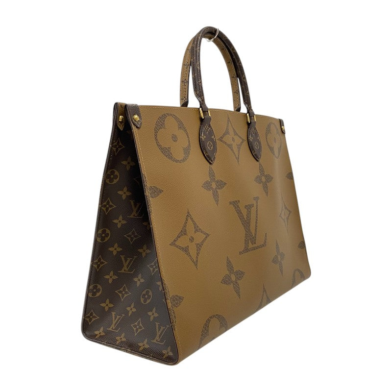 ルイ・ヴィトン LOUIS VUITTON オンザゴーGM M45320 モノグラム ジャイアント・リバース レディース トートバッグ ショルダーバッグ