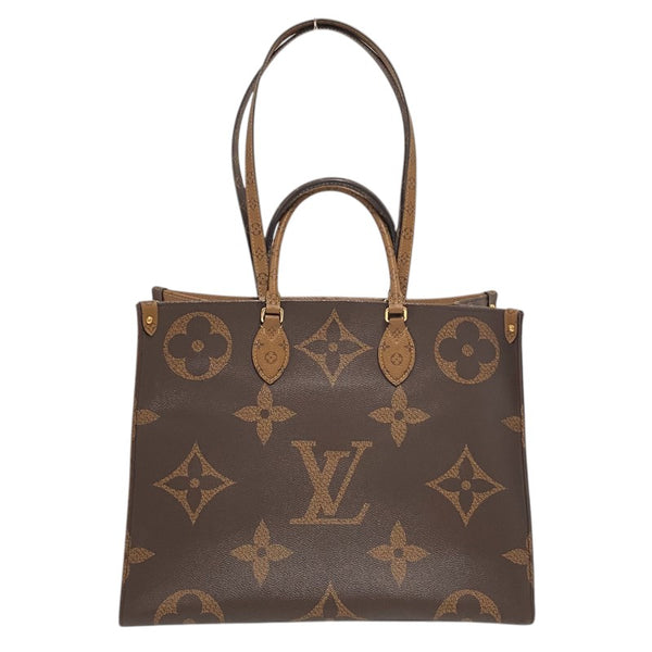 ルイ・ヴィトン LOUIS VUITTON オンザゴーGM M44576 モノグラム ジャイアント・リバース レディース トートバッグ ショルダーバッグ