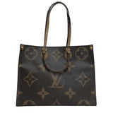 ルイ・ヴィトン LOUIS VUITTON オンザゴーGM M44576 モノグラム ジャイアント・リバース トートバッグ レディース