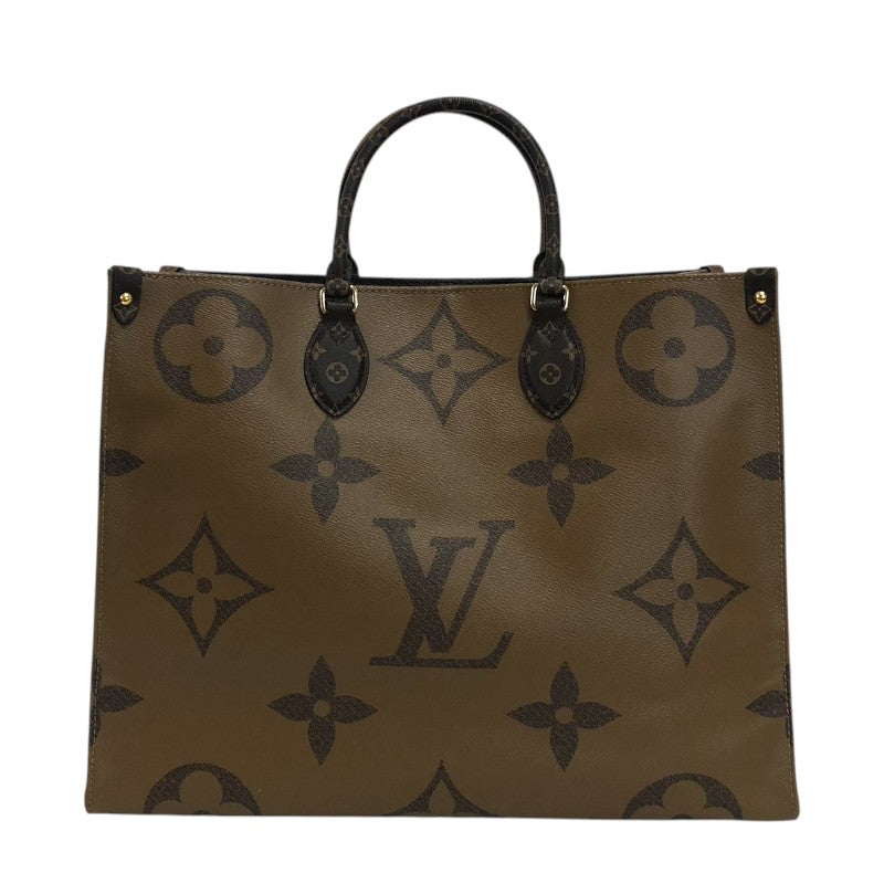 ルイ・ヴィトン LOUIS VUITTON オンザゴーGM M44576 モノグラム ジャイアント・リバース トートバッグ レディース