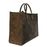 ルイ・ヴィトン LOUIS VUITTON オンザゴーGM M44576 モノグラム ジャイアント・リバース トートバッグ レディース