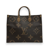 ルイ・ヴィトン LOUIS VUITTON オンザゴーGM M44576 モノグラム ジャイアント・リバース トートバッグ レディース