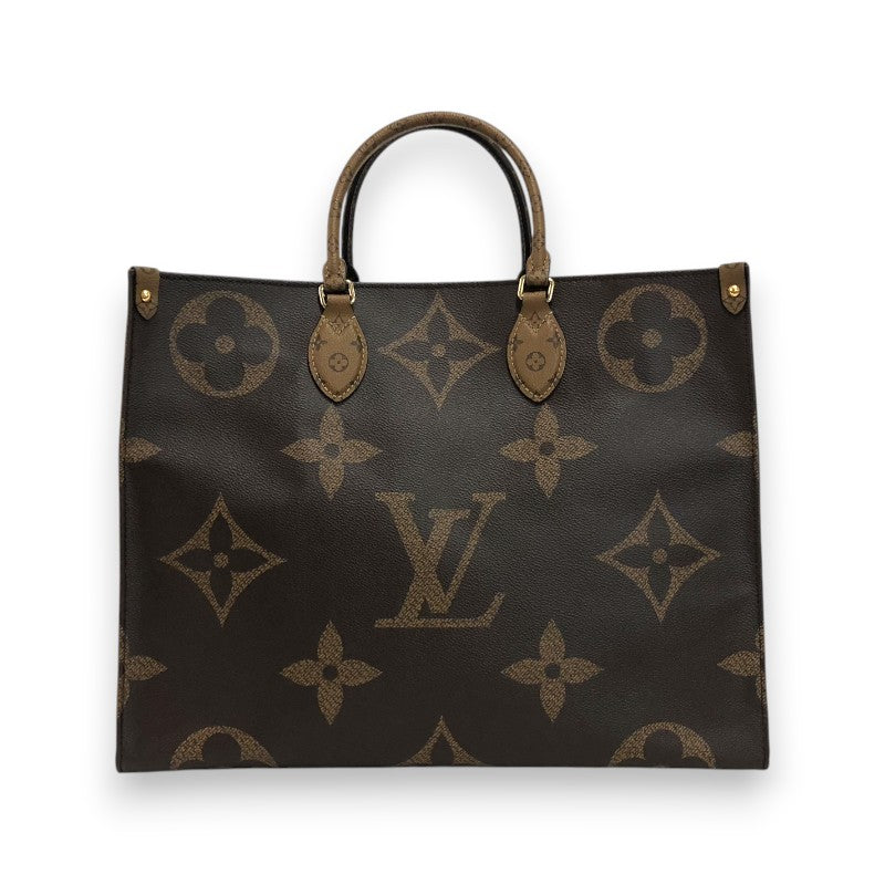 ルイ・ヴィトン LOUIS VUITTON オンザゴーGM M44576 モノグラム ジャイアント・リバース トートバッグ レディース