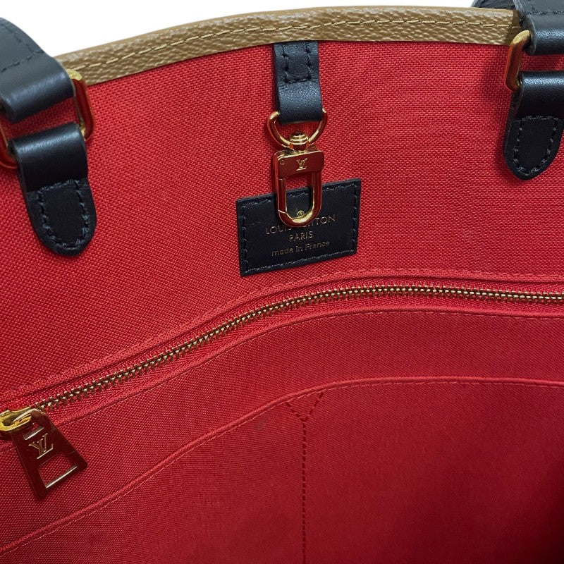 ルイ・ヴィトン LOUIS VUITTON オンザゴーGM M45320 モノグラム ジャイアント・リバース レディース トートバッグ ショルダーバッグ