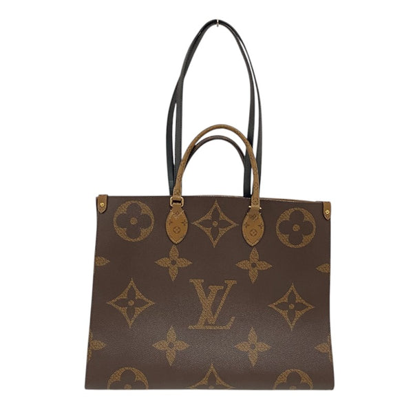 ルイ・ヴィトン LOUIS VUITTON オンザゴーGM M45320 モノグラム ジャイアント・リバース レディース トートバッグ ショルダーバッグ
