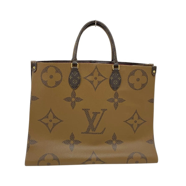 ルイ・ヴィトン LOUIS VUITTON オンザゴーGM M45320 モノグラム ジャイアント・リバース レディース トートバッグ ショルダーバッグ