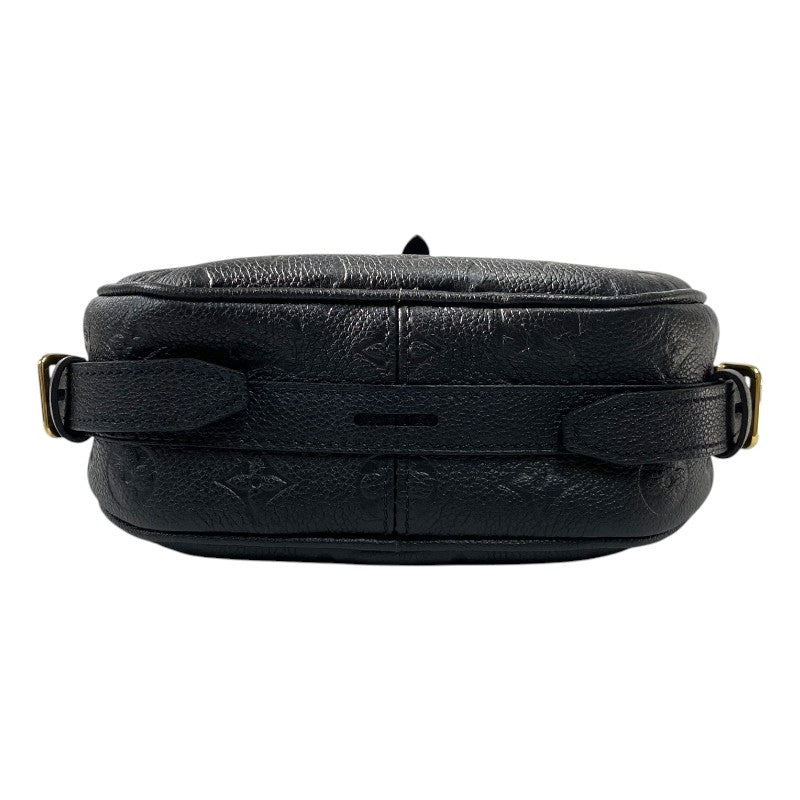 ルイ・ヴィトン LOUIS VUITTON ボワット・シャポー・スープル MM M45649 ブラック ゴールド金具 モノグラム・アンプラント レディース ショルダーバッグ