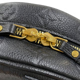 ルイ・ヴィトン LOUIS VUITTON ボワット・シャポー・スープル MM M45649 ブラック ゴールド金具 モノグラム・アンプラント レディース ショルダーバッグ