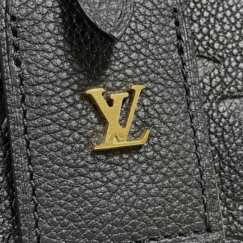 ルイ・ヴィトン LOUIS VUITTON ボワット・シャポー・スープル MM M45649 ブラック ゴールド金具 モノグラム・アンプラント レディース ショルダーバッグ