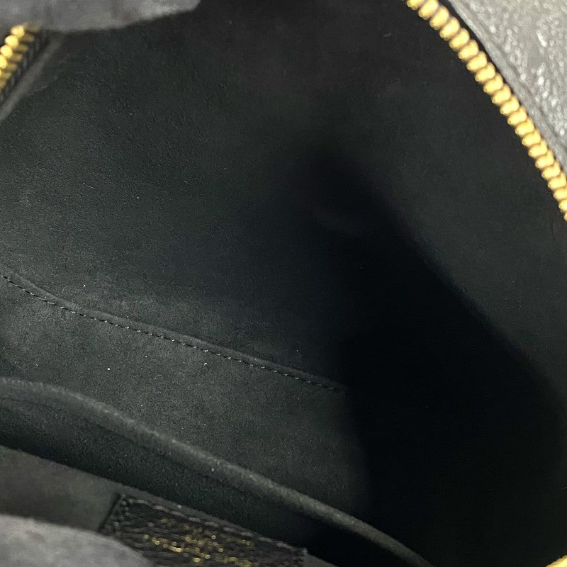 ルイ・ヴィトン LOUIS VUITTON ボワット・シャポー・スープル MM M45649 ブラック ゴールド金具 モノグラム・アンプラント レディース ショルダーバッグ