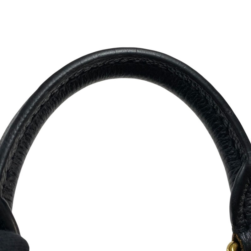 ルイ・ヴィトン LOUIS VUITTON パピヨンBB M45980 ブラック ゴールド金具 モノグラム・アンプラント レディース ショルダーバッグ