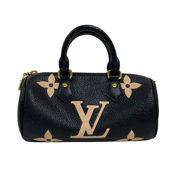 ルイ・ヴィトン LOUIS VUITTON パピヨンBB M45980 ブラック ゴールド金具 モノグラム・アンプラント レディース ショルダーバッグ