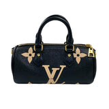 ルイ・ヴィトン LOUIS VUITTON パピヨンBB M45980 ブラック ゴールド金具 モノグラム・アンプラント レディース ショルダーバッグ