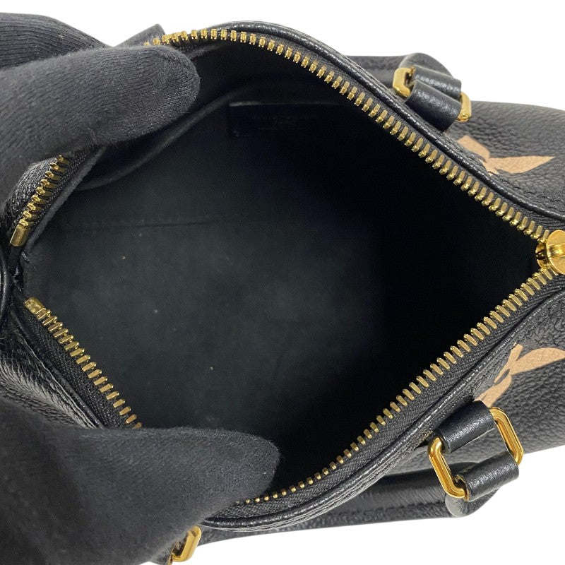 ルイ・ヴィトン LOUIS VUITTON パピヨンBB M45980 ブラック ゴールド金具 モノグラム・アンプラント レディース ショルダーバッグ