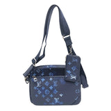 ルイ・ヴィトン LOUIS VUITTON トリオ・メッセンジャー M57840 ウォーターカラー×SV金具 モノグラム メンズ ショルダーバッグ