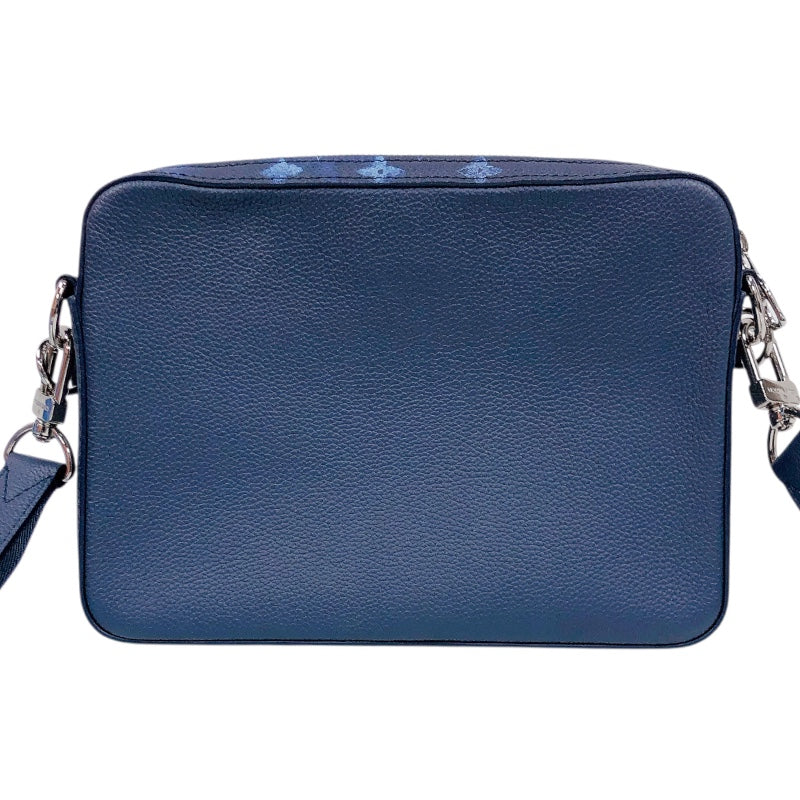 ルイ・ヴィトン LOUIS VUITTON トリオ・メッセンジャー　 M57840 ブルー ユニセックス ショルダーバッグ