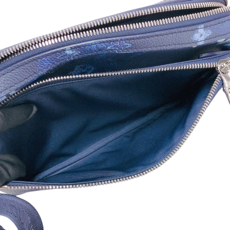 ルイ・ヴィトン LOUIS VUITTON トリオ・メッセンジャー　 M57840 ブルー ユニセックス ショルダーバッグ