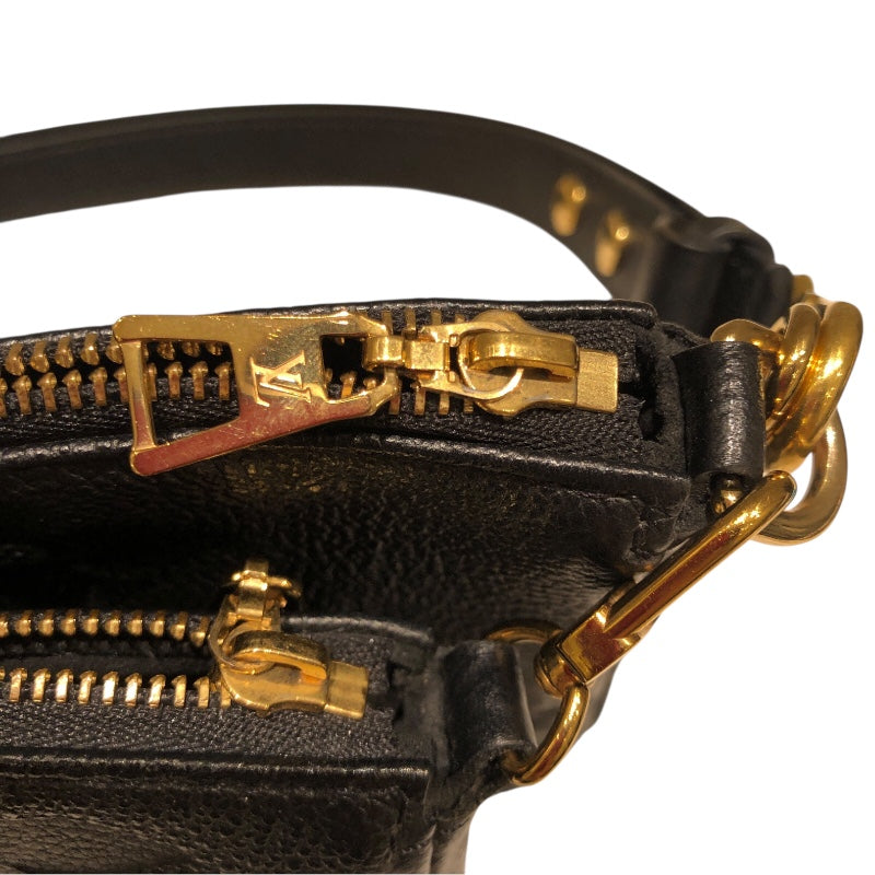 ルイ・ヴィトン LOUIS VUITTON ミュルティ・ポシェット・アクセソワール M58520 ブラックGD金具 アンプラント レディース ショルダーバッグ