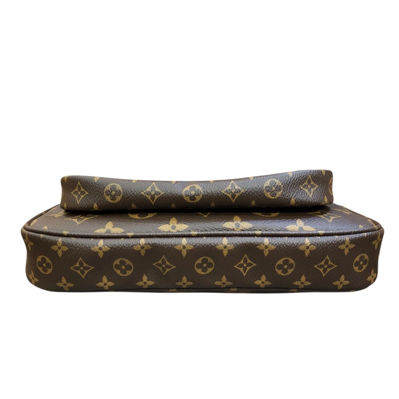 ルイ・ヴィトン LOUIS VUITTON ミュルティ・ポシェット・アクセソワール M44840 ブラウン　GD金具 モノグラムキャンバス ユニセックス ショルダーバッグ
