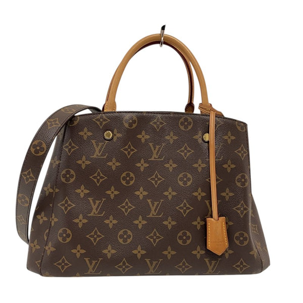 ルイ・ヴィトン LOUIS VUITTON モンテーニュMM M41056 モノグラム レディース ハンドバッグ トートバッグ ショルダーバッグ