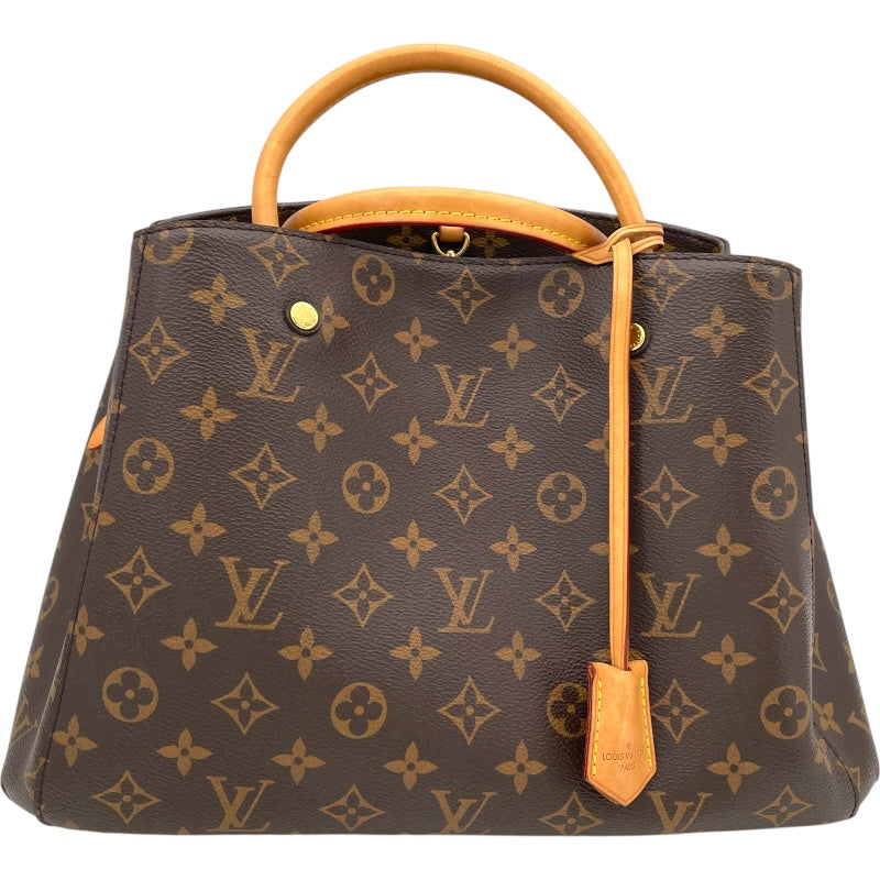 ルイ・ヴィトン LOUIS VUITTON モンテーニュMM M41056 ブラウン モノグラム レディース ハンドバッグ