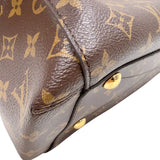 ルイ・ヴィトン LOUIS VUITTON モンテーニュMM M41056 ブラウン　ゴールド金具 モノグラム レディース ハンドバッグ