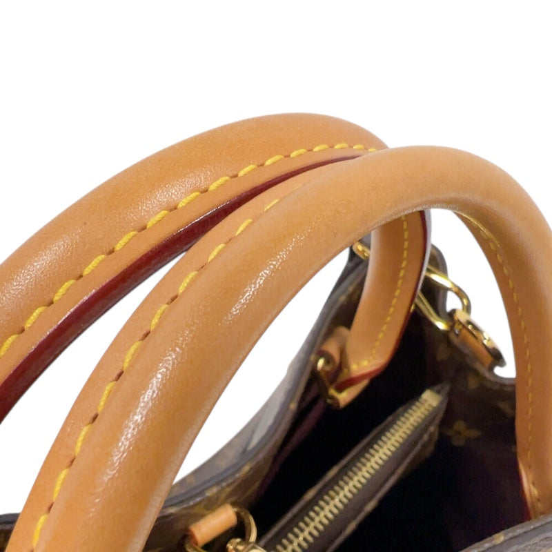 ルイ・ヴィトン LOUIS VUITTON モンテーニュMM M41056 ブラウン　ゴールド金具 モノグラム レディース ハンドバッグ
