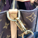 ルイ・ヴィトン LOUIS VUITTON モンテーニュBB M41055 ブラウン PVC レディース ハンドバッグ