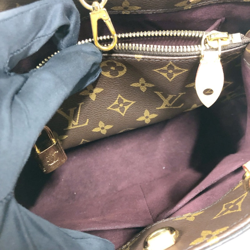 ルイ・ヴィトン LOUIS VUITTON モンテーニュBB M41055 ブラウン PVC レディース ハンドバッグ