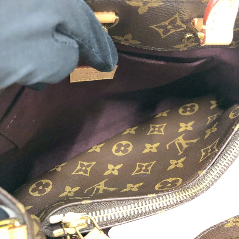 ルイ・ヴィトン LOUIS VUITTON モンテーニュBB M41055 ブラウン PVC レディース ハンドバッグ