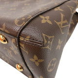 ルイ・ヴィトン LOUIS VUITTON モンテーニュBB M41055 ブラウン PVC レディース ハンドバッグ