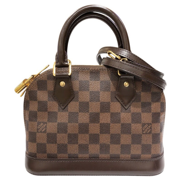 ルイ・ヴィトン LOUIS VUITTON アルマBB N41221 ブラウン ゴールド金具 ダミエ レディース ショルダーバッグ