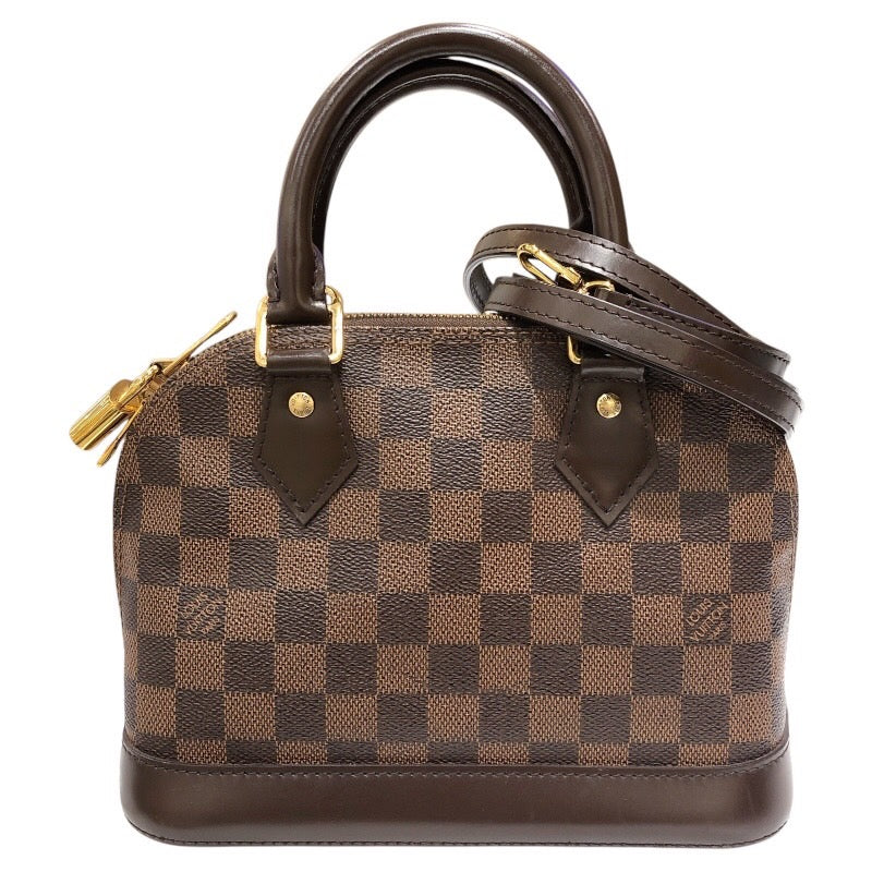 ルイ・ヴィトン LOUIS VUITTON アルマBB N41221 ブラウン ゴールド金具 ダミエ レディース ショルダーバッグ