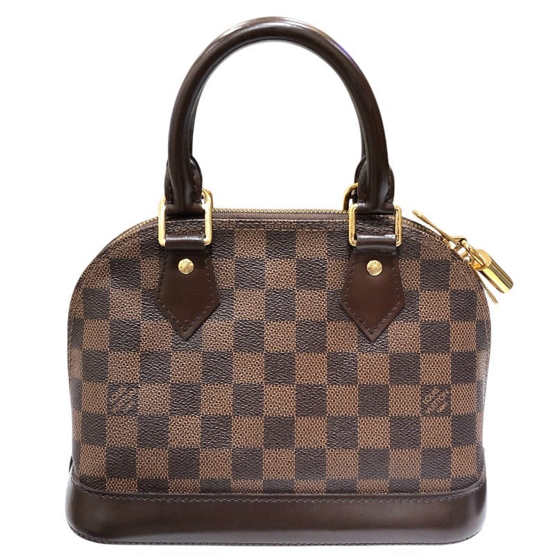 ルイ・ヴィトン LOUIS VUITTON アルマBB N41221 ブラウン ゴールド金具 ダミエ レディース ショルダーバッグ