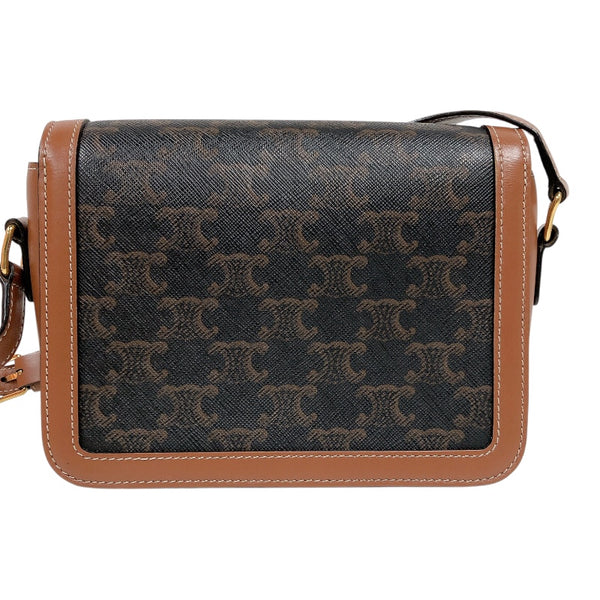 セリーヌ CELINE ティーントリオンフバッグ 188882 タン トリオンフキャンバス ユニセックス ショルダーバッグ