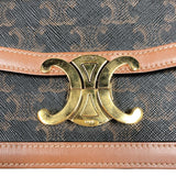 セリーヌ CELINE ティーントリオンフバッグ 188882 タン トリオンフキャンバス ユニセックス ショルダーバッグ