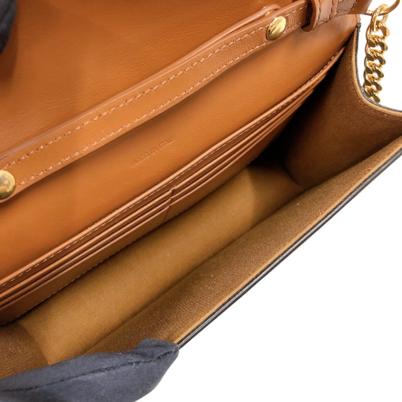 セリーヌ CELINE チェーンウォレットマーゴ 10L462 タン トリオンフキャンバス ユニセックス ショルダーバッグ