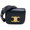 セリーヌ CELINE ミニ クロード 10I513 ブラック ゴールド金具 シャイニーカーフ レディース ショルダーバッグ