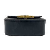 セリーヌ CELINE ミニ クロード 10I513 ブラック ゴールド金具 シャイニーカーフ レディース ショルダーバッグ