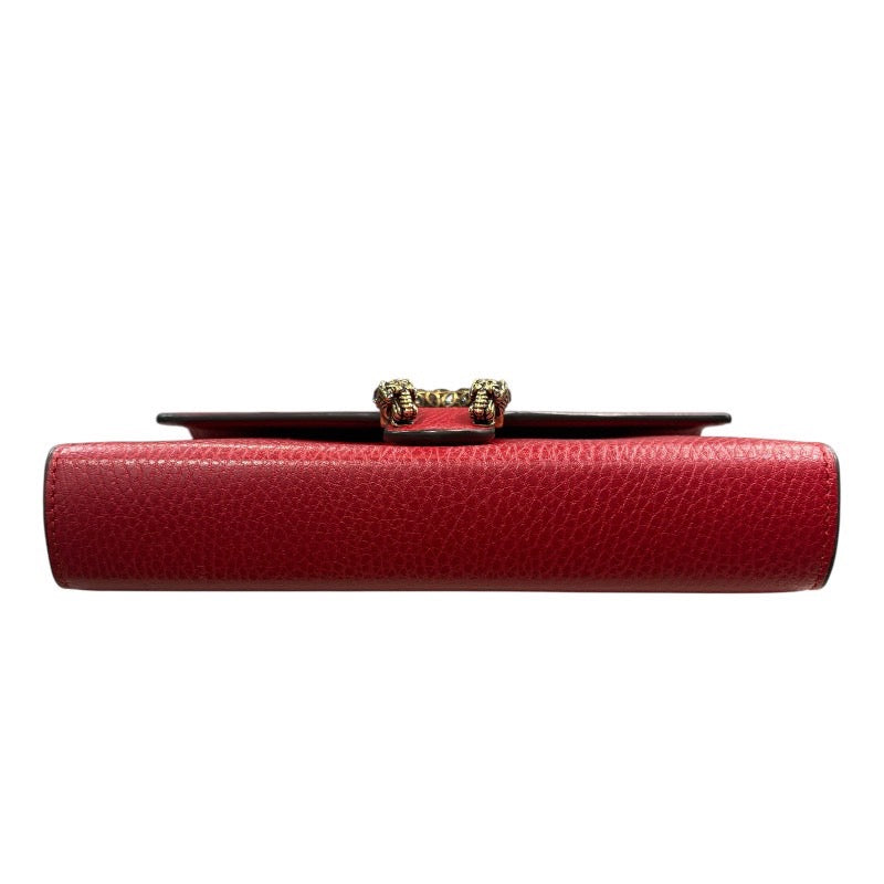 グッチ GUCCI ディオニソスミニチェーンウォレット 401231 レッド レザー レディース ショルダーバッグ
