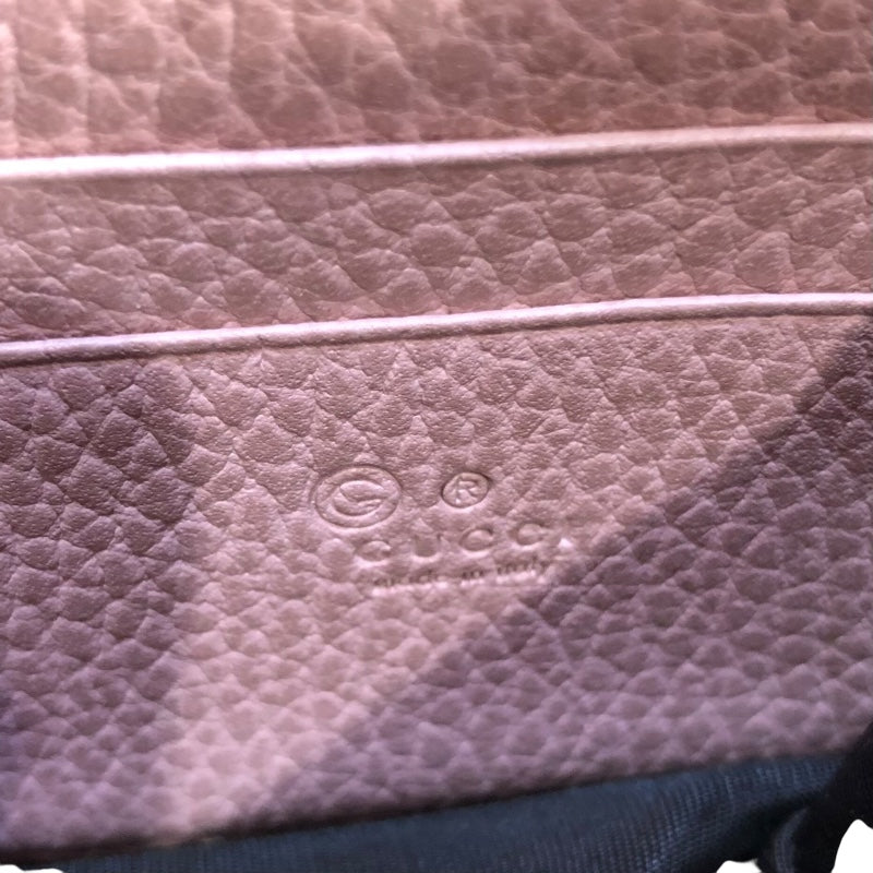 グッチ GUCCI インターロッキングG　チェーンウォレット 510314 ピンク　GD金具 レザー ユニセックス ショルダーバッグ