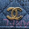 シャネル CHANEL デニムチェーンクラッチ AP2602 ブルー/GD金具 デニム レディース ショルダーバッグ